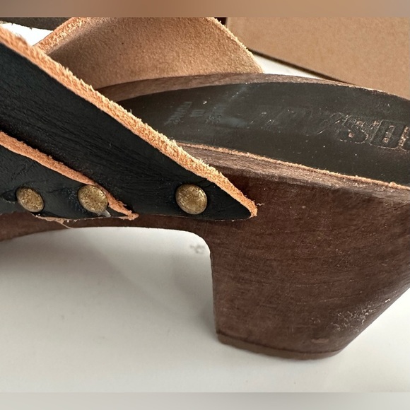 Bosabo Classic Camille Clog Leather Made in France SZ 9 - Picture 3 of 7